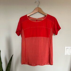 Lululemon Run Fast Track Short Sleeve Size 8